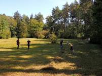 Im Schatten liegt noch etwas mehr Material